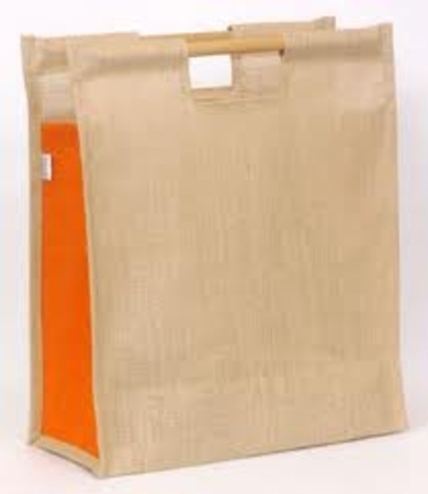 Unlaminated Jute Promotional Bag / jute shopping bag